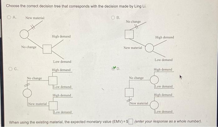 Ling Li of Li Windows, Inc. is considering making