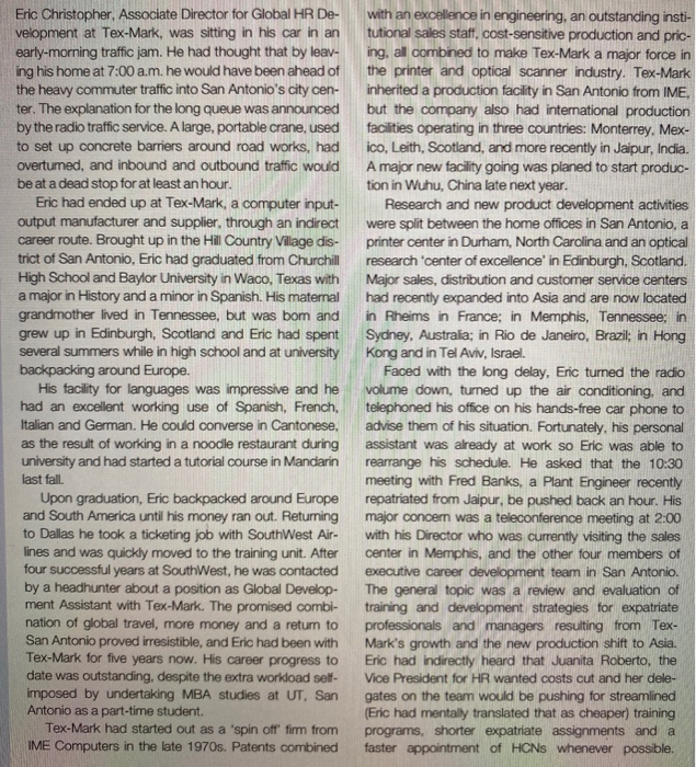 Eric Christopher, Associate Director for Global