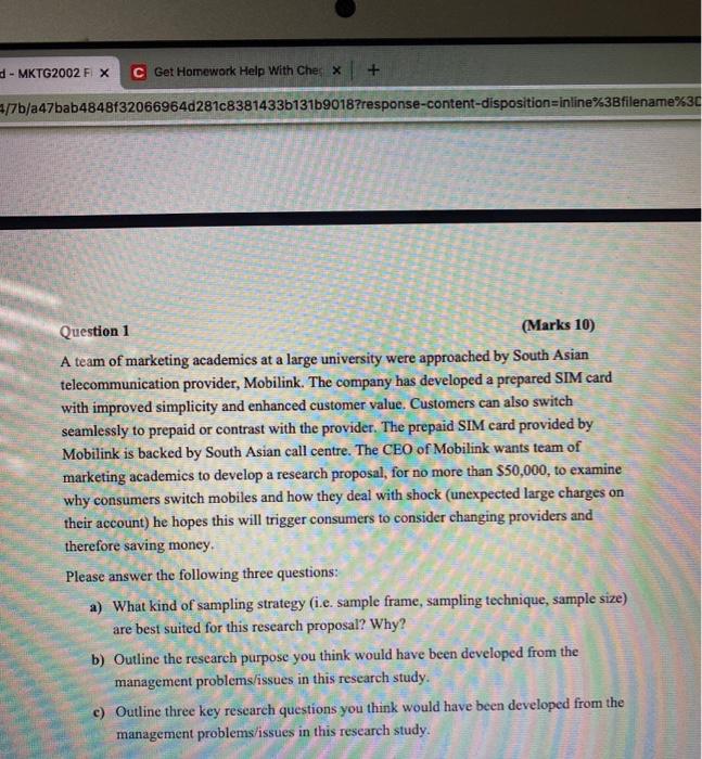 d - MKTG2002 FX C Get Homework Help With Che X +