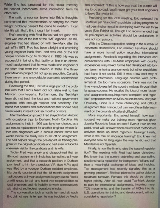 Eric Christopher, Associate Director for Global