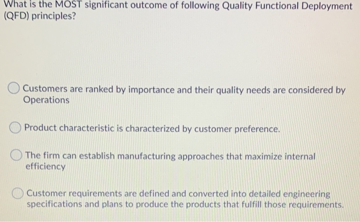 What is the MOST significant outcome of following