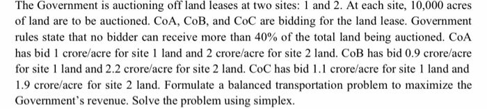 solve this question using network simplex method
