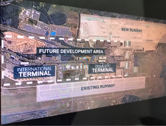 With the new runway being built at Brisbane