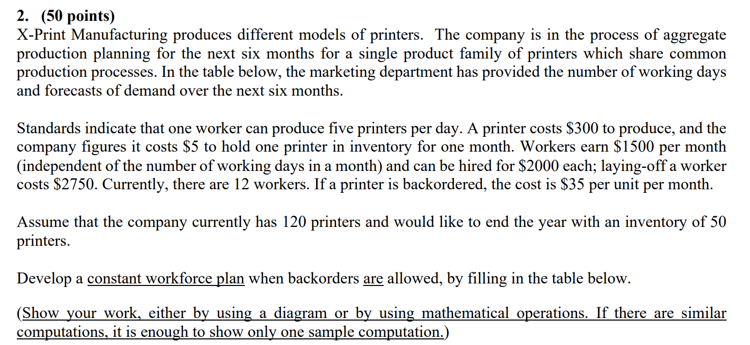 Please solve it according to the table above 2.