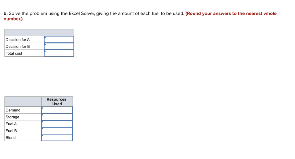 Solve using excel show work Logan Manufacturing
