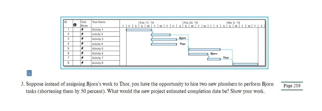 Please show your work, not on Excel. 3. Suppose