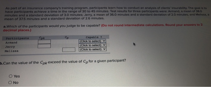 As part of an insurance company's training