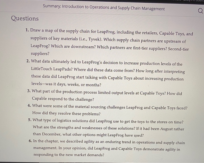 need #5 answered Summary: Introduction to