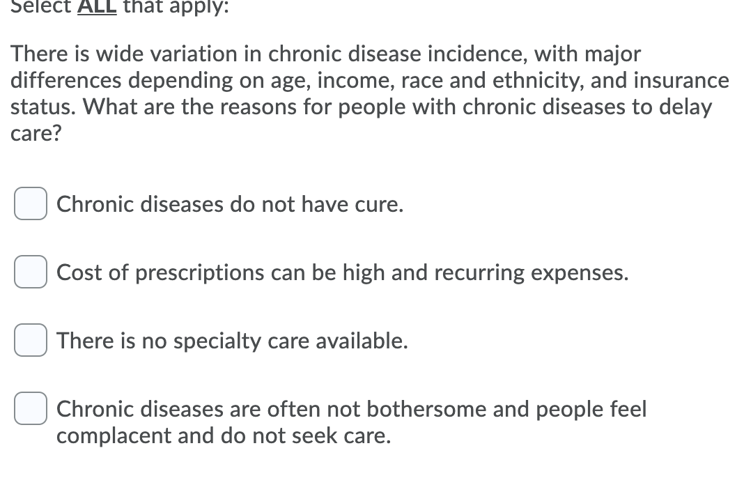 Question 48 (1 point) Select ALL that apply: