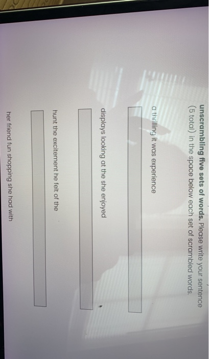 ATTENTION PLEASE! As you work through this survey