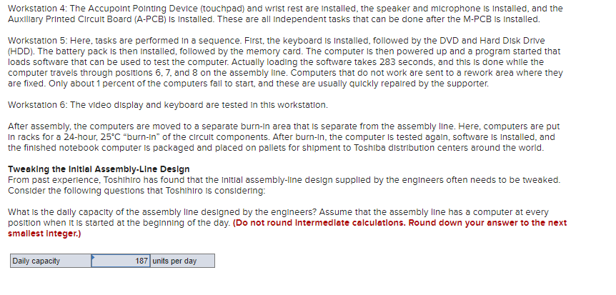 Toshiba's Notebook Computer Assembly Line