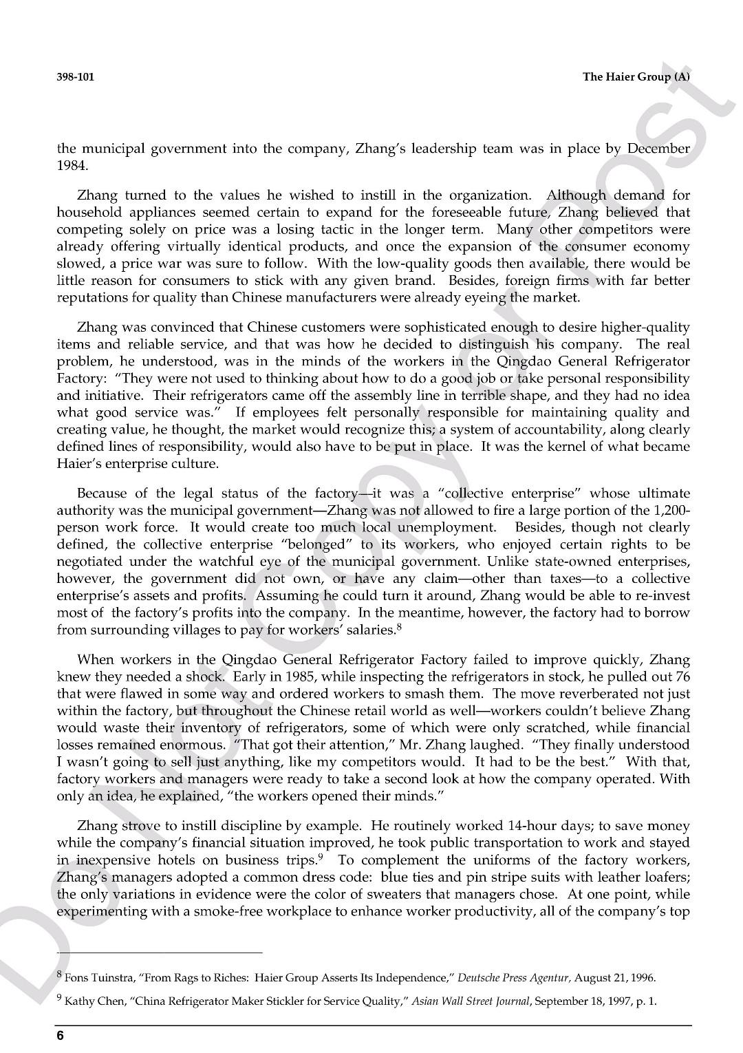 Requirements for submission of Class Assignments