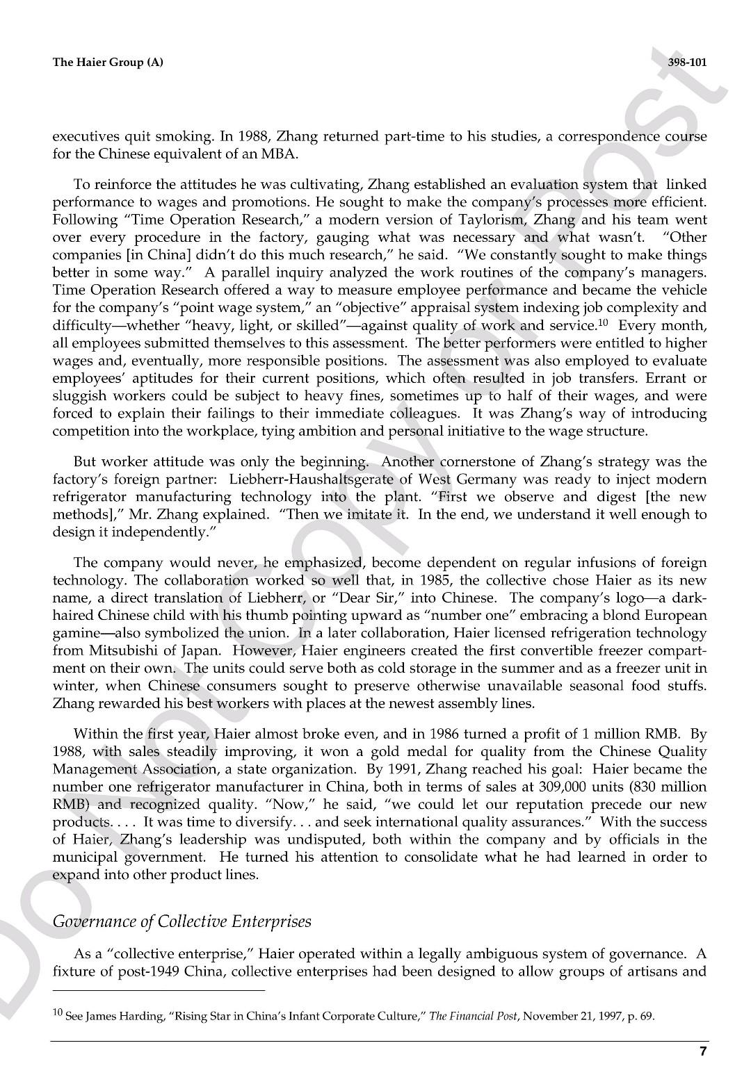 Requirements for submission of Class Assignments