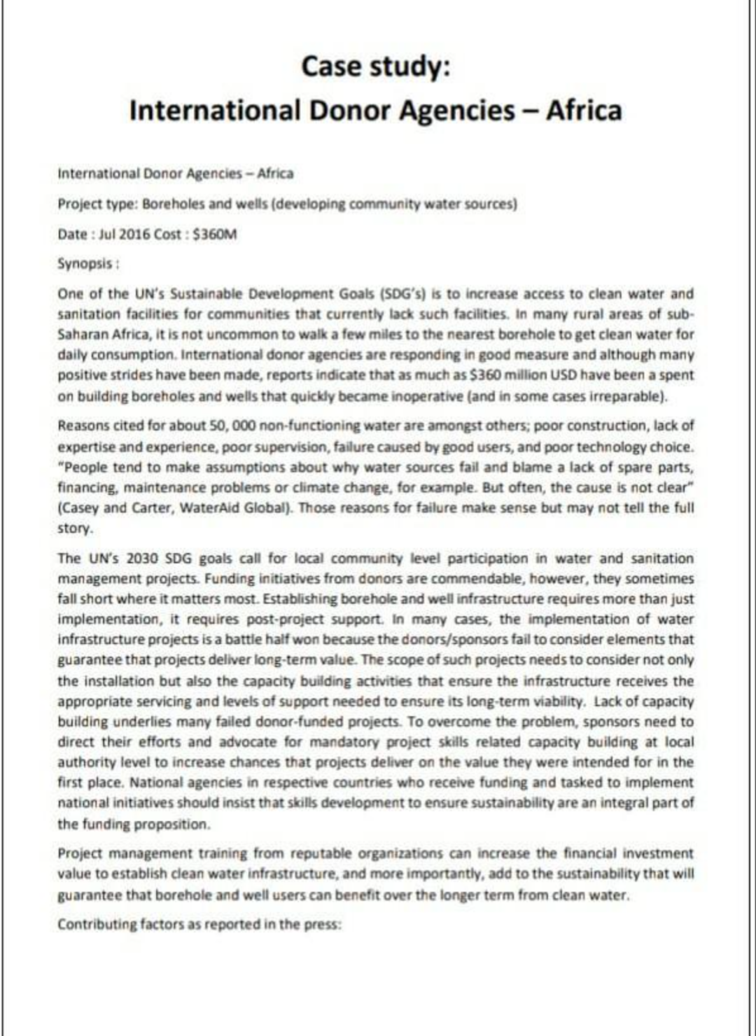 1. please read the case study and answer the