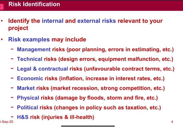 E bike Risk Identification Identify the internal