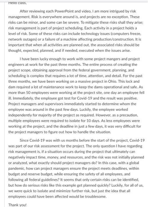 this is what a classmate answer This is a graded