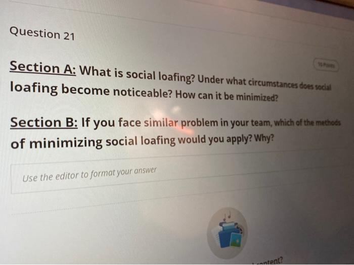 help plz Question 21 Section A: What is social