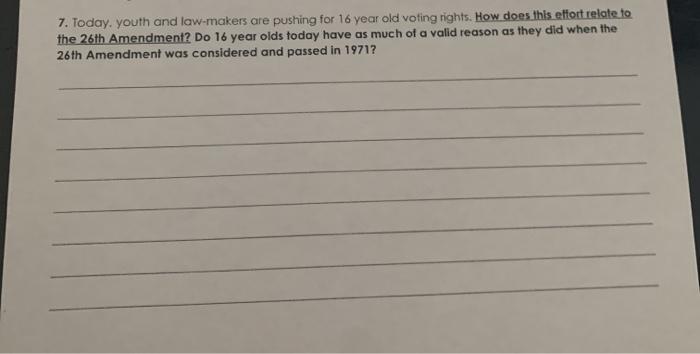 can someone help with this one? 7. Today. youth