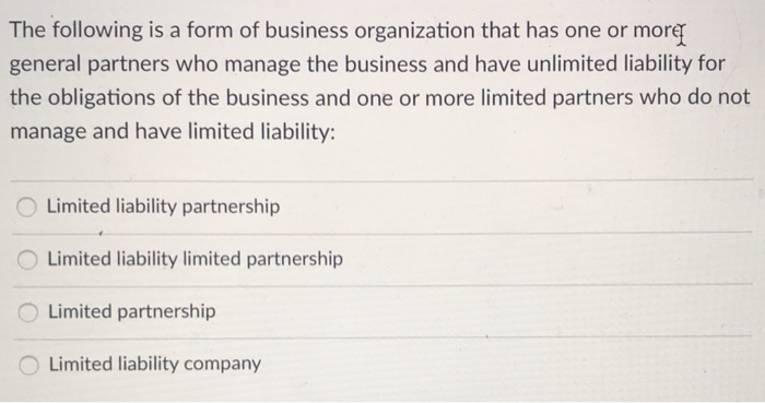 question 1 question 2 The following is a form of