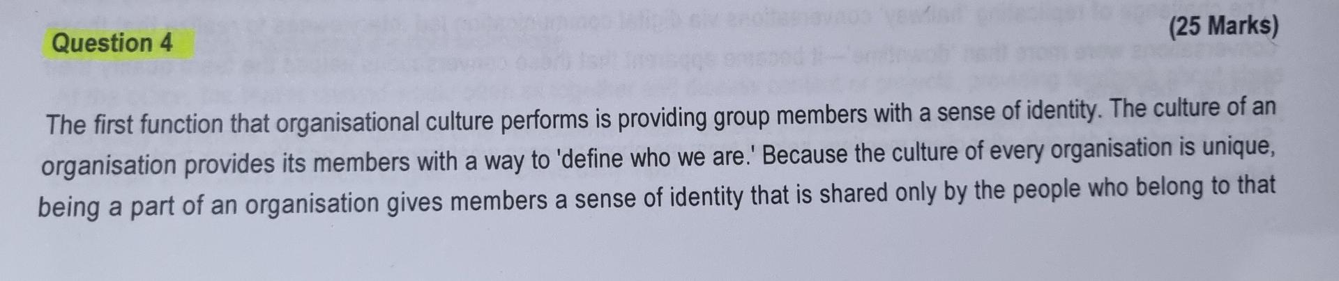 (25 Marks) Question 4 The first function that