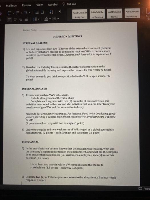 Volkswagen shocked the world on September 18,