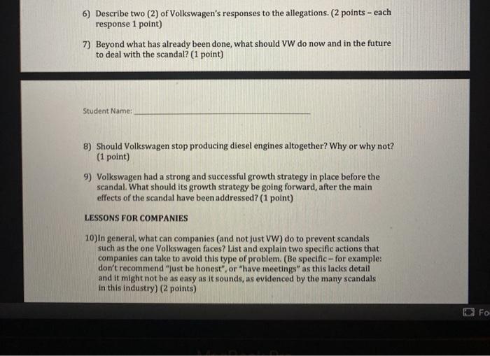 Volkswagen shocked the world on September 18,