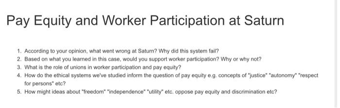 Please answer all i just need 2 lines each Pay