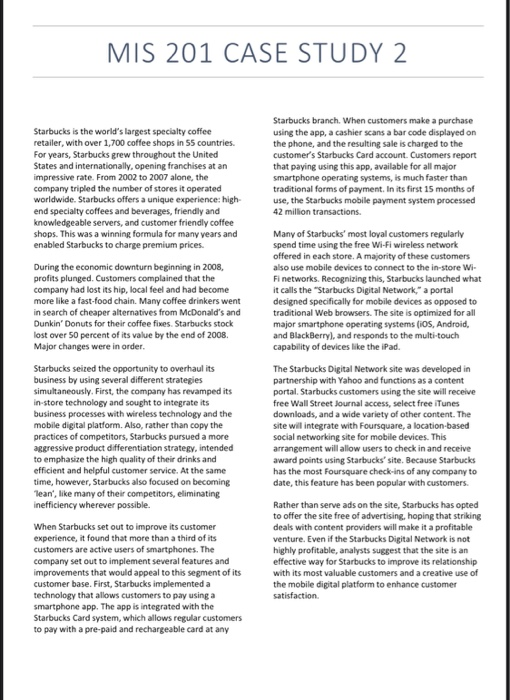 1-Analyze Starbucks using the competitive forces