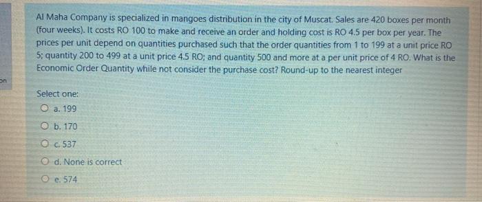 Al Maha Company is specialized in mangoes