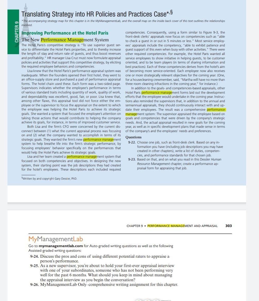 Translating Strategy into HR Policies and