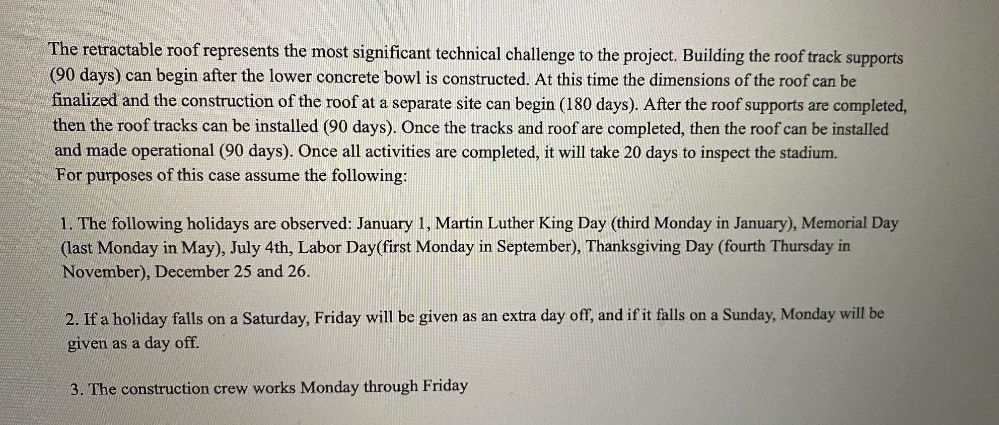 Hello! I need help calculating the finish dates