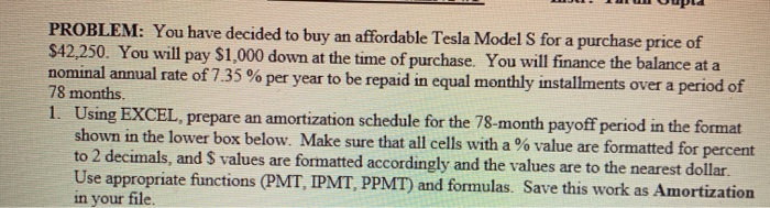must follow this outline pictures of the excel