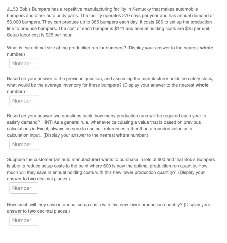 JL.53 Bob's Bumpers has a repetitive