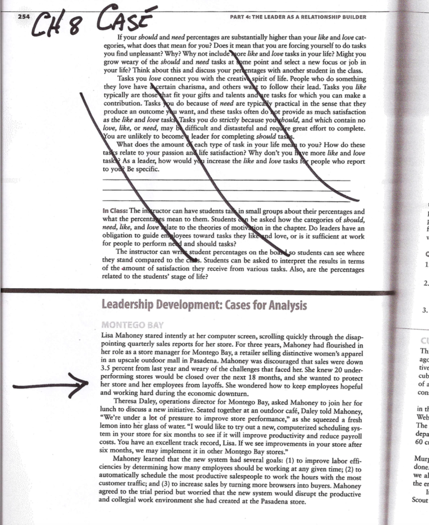 Read the Case for Chapter 8 (Attached) ....Answer