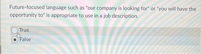 One problem with job descriptions is that