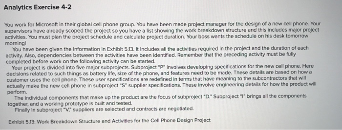 Analytics Exercise 4-2 You work for Microsoft in
