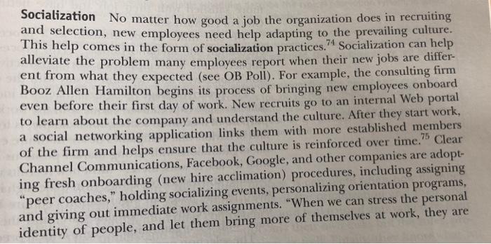 What factors presented in the readings for this