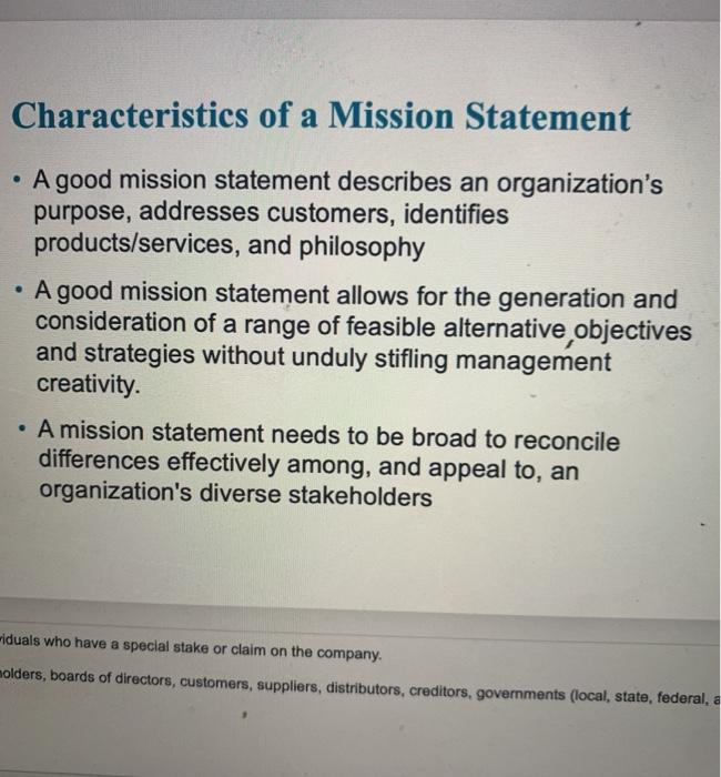 Read the the college Mission below and discuss