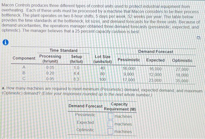 Macon Controls produces three different types of