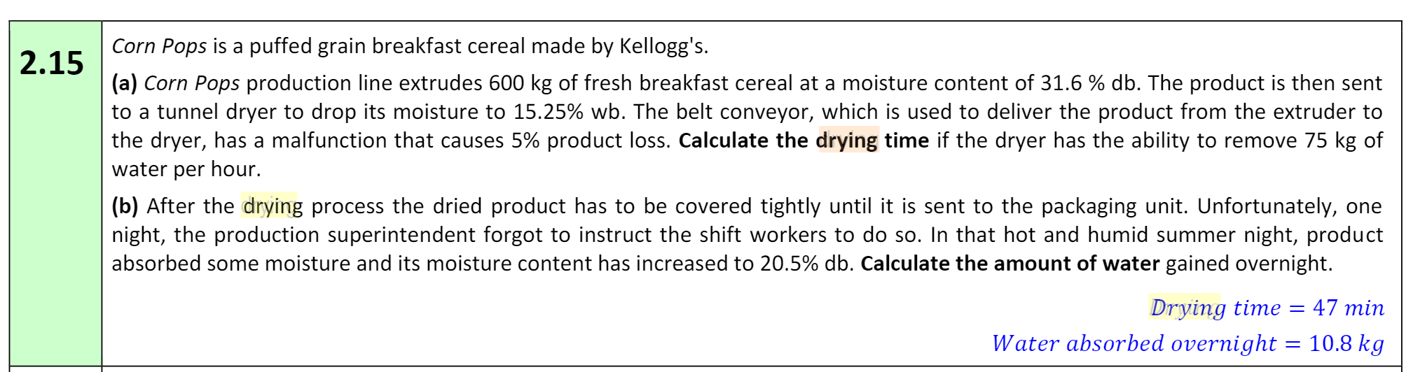2.15 Corn Pops is a puffed grain breakfast cereal