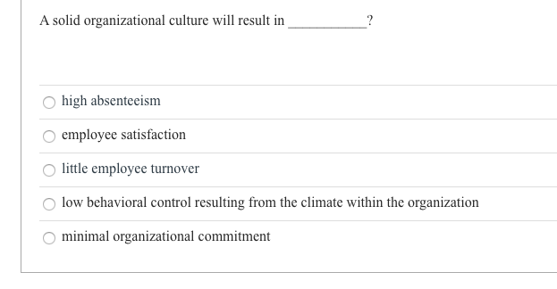 An organization is committed to the contentment