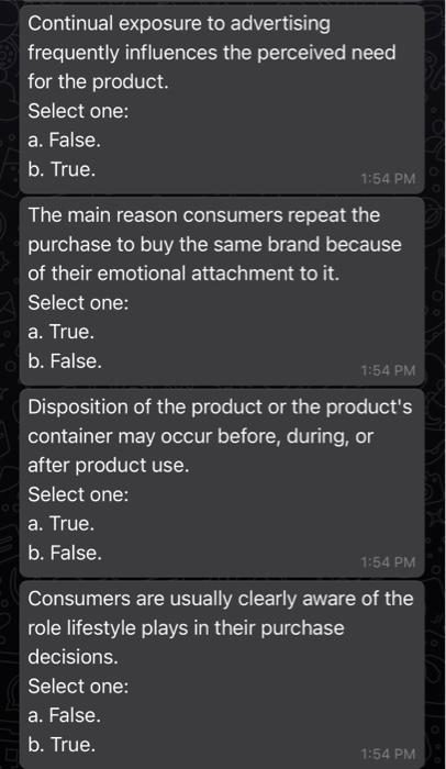 Marketing Continual exposure to advertising