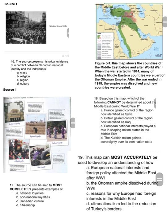 Source 1 16. The source presents historical