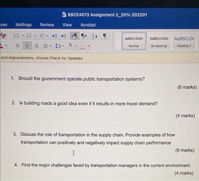 BBCE4013 Assignment 2_20% 202201 ces Mailings
