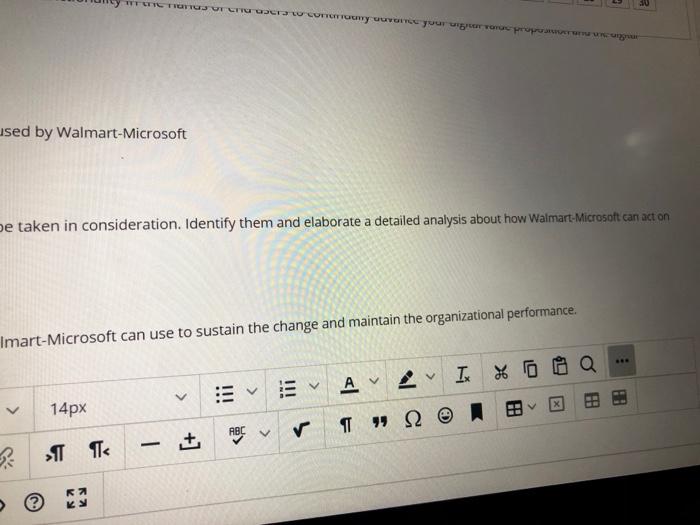 Case Study Walmart and Microsoft recently
