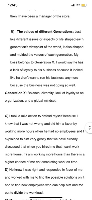 Choose any two from questions 2-4 and answer each