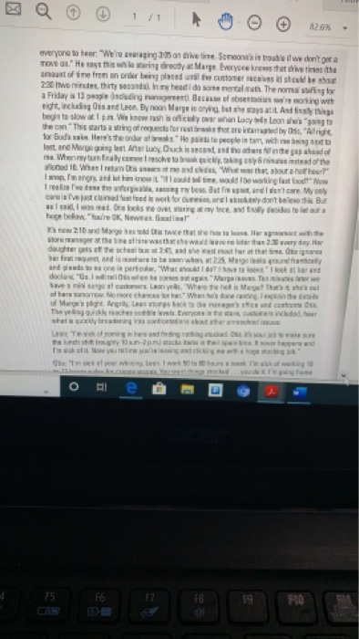 this is a case study and need to answer 4