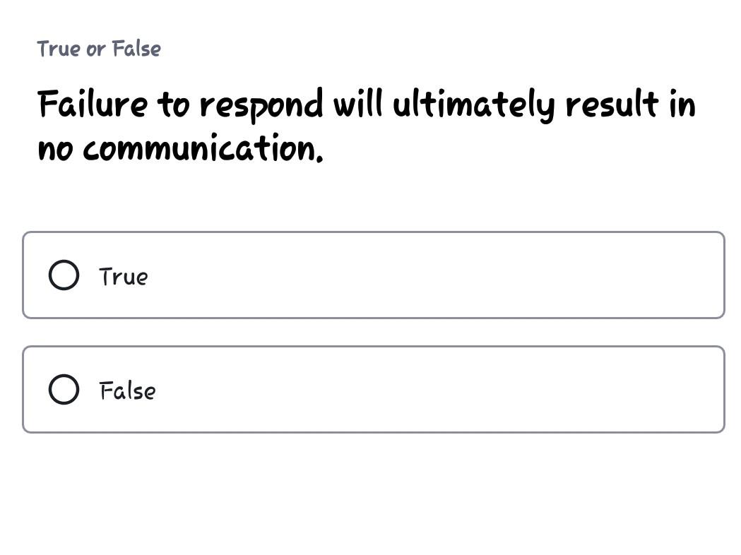 introduction to communication Multiple Choice