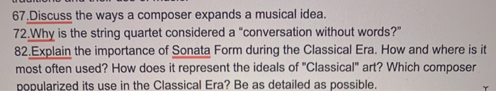 please answer them all 67.Discuss the ways a