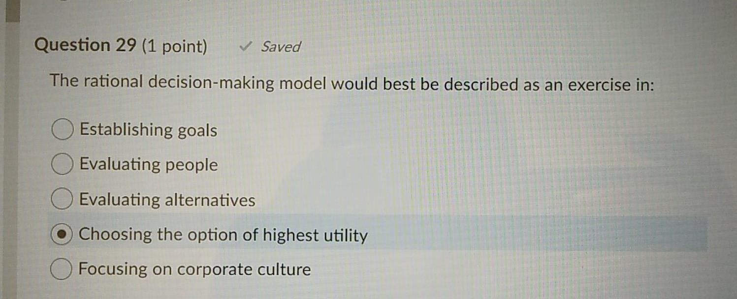 Question 29 (1 point) Saved The rational